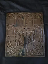 Antique Victorian English Medieval Styled Solid Bronze Architectural Sundial