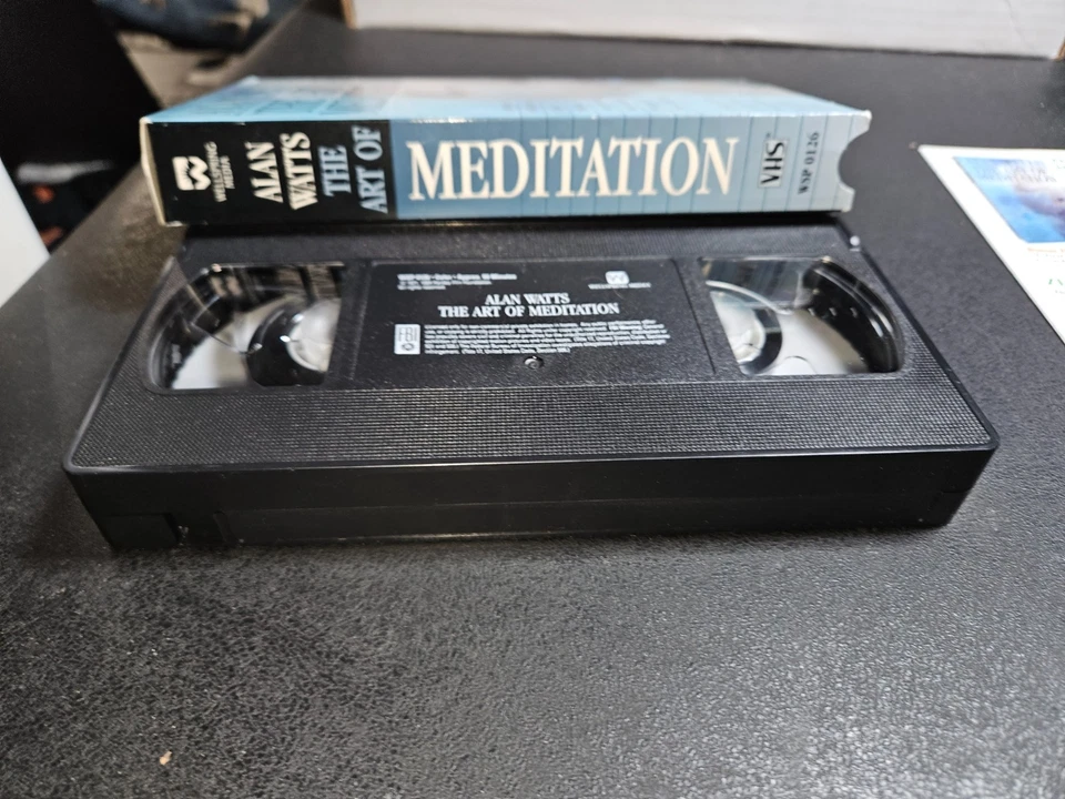Alan Watts : The Art Of Meditation (VHS, 1995) Spiritual Healing Rare OOP - Image 3 of 4