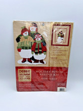 Debbie Mumm Snow Family Holiday Punch Needle Kit 73280 Jo-Ann Fabrics NEW SEALED