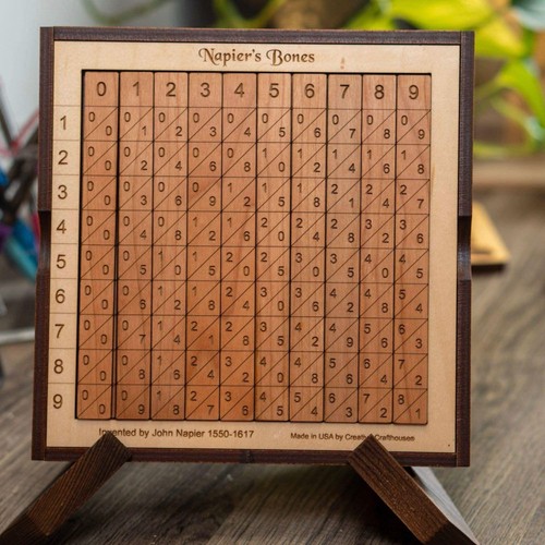 Napier's Bones STEM Education | Handmade Wooden Math Teaching Aid - Picture 2 of 5
