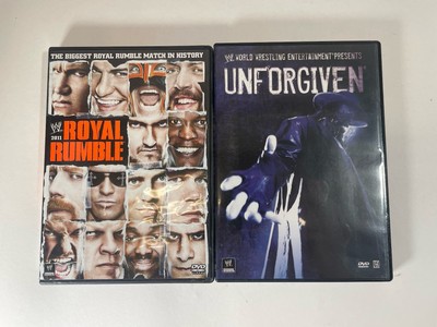 WWE DVD Lot 2011 Royal Rumble 2007 Unforgiven Wrestling Pay-Per-View Set