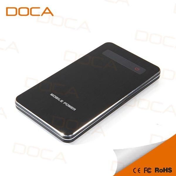 Chargeur portable bleu 4000 mAh batterie externe compacte