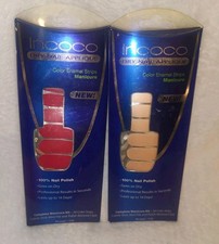 Incoco Dry Nail Applique Strips Lot Of Passion & Pink Satin