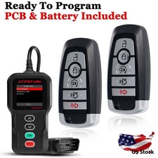 2 For 2018 2019 2020 2021 Ford Mustang Smart Remote Key Fob Program 164-r8162