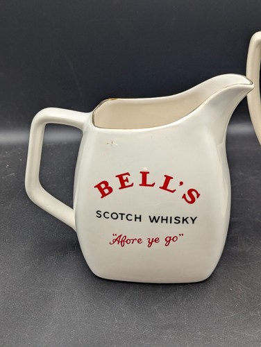 2x BREWERIANA Vintage WADE PDM Ceramic Jugs BELL's WHISKY & BASS PALE ALE - Picture 8 of 9