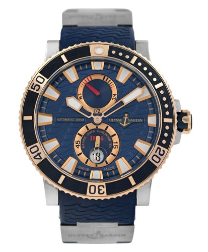 Ulysse Nardin Marine Diver Chronometer 265-90 Gold Steel Titanium 45MM Men Watch