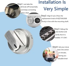 AEZ73453509 Stove Knobs Replacements Compatible with Lg Gas Range Oven Stove ...