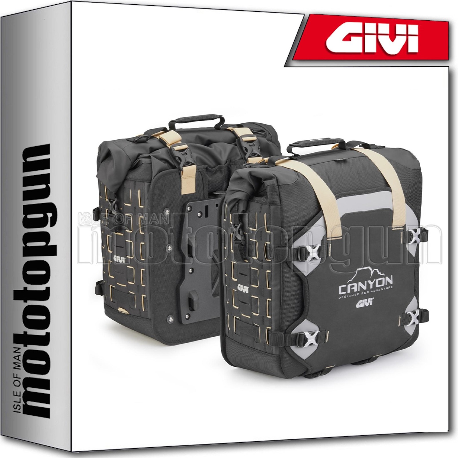 BORSE LATERALI MONOKEY CANYON NERO 70 LT GIVI SUZUKI V-STROM 250 2019 19 2020 20