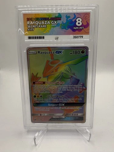 Rayquaza GX 177/168 ACE graded card