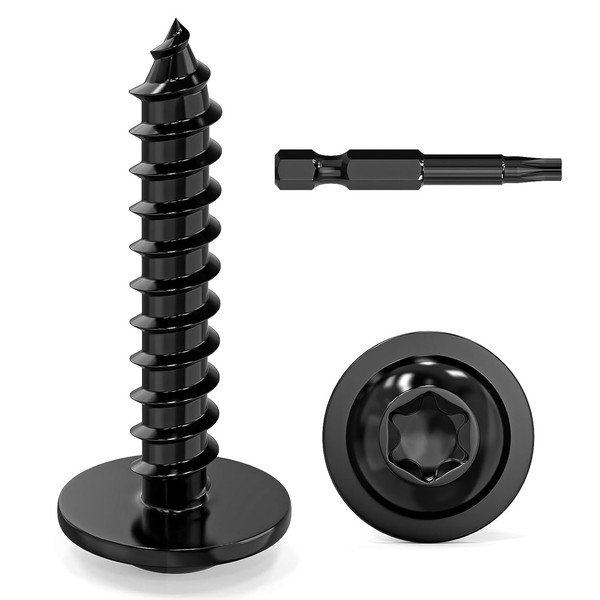 Blechschrauben 50 StüCk Flachkopf Torx Edelstahl A2 V2A Holzschrauben Set-image