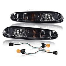 Smoked Turn Signal Lights, Compatible with Mazda MX-5 Miata 1990-1997 W/Bulbs