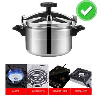 #ad 4.3 Quart Pressure Cooker Stovetop Fast Cooker Pot for Gas and Electric Stoves $49.99