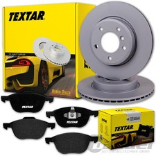 TEXTAR BREMSSCHEIBEN 278mm + BELÄGE VORNE passend für VOLVO C30 S40 V50 C70