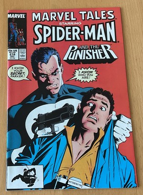 Marvel Tales Starring Spider-Man #218 & The Punisher Dec 1988 VF+/BB/1st Print