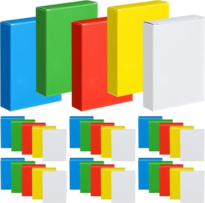 50 Pieces Playing Card Boxes Empty Playing Case Card Holder Bulk Organize Storag