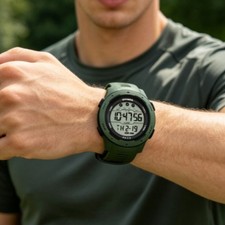 Men Wristwatch Waterproof Digital Sports Watch Military Tactical LED Backlight