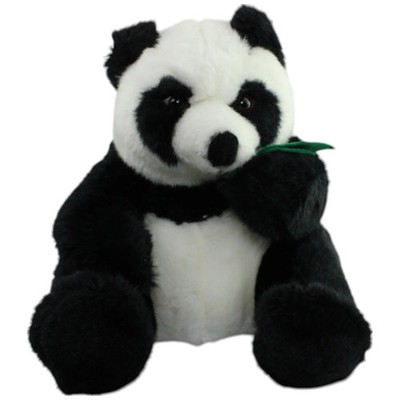 Kuschelwuschel Panda Kuscheltier Plüschtier 23 cm schwarz weiß gebraucht