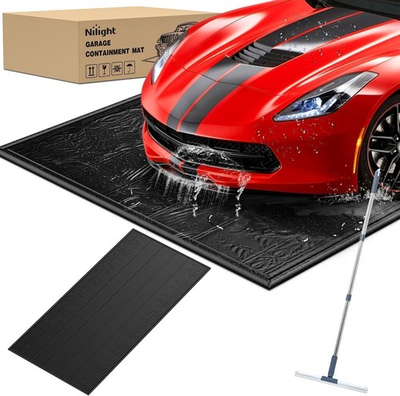 #ad Garage Containment Mat 7.9x18ft; PVC Snow Water Floor Mat SUV Truck $129.99