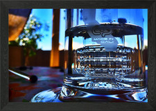 Mobius Glashütte gerahmtes Wandbild Poster Leinwanddruck Bild