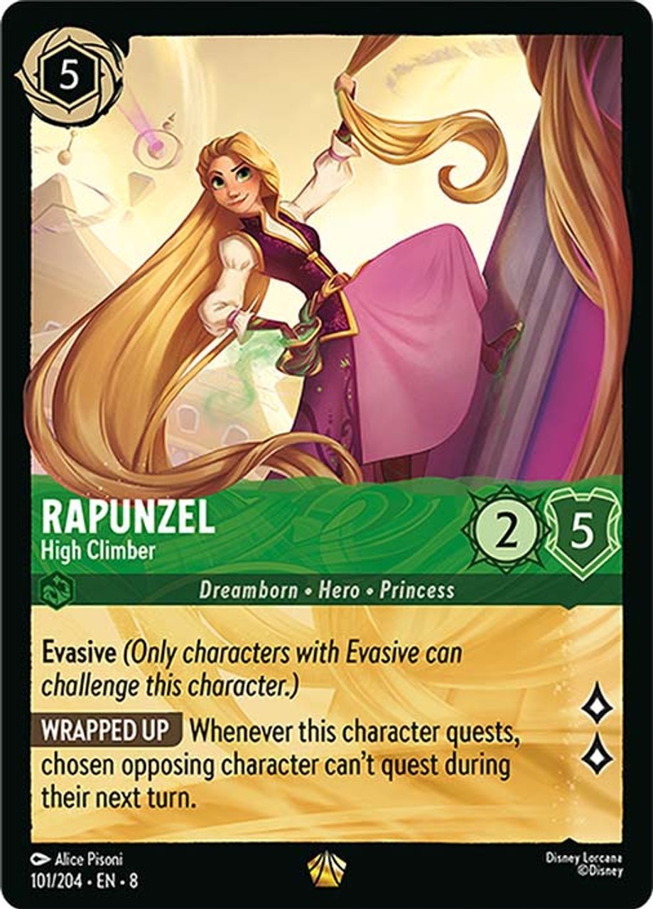 Disney Lorcana TCG - Reign of Jafar - Rapunzel High Climber - 101/204 Legendary