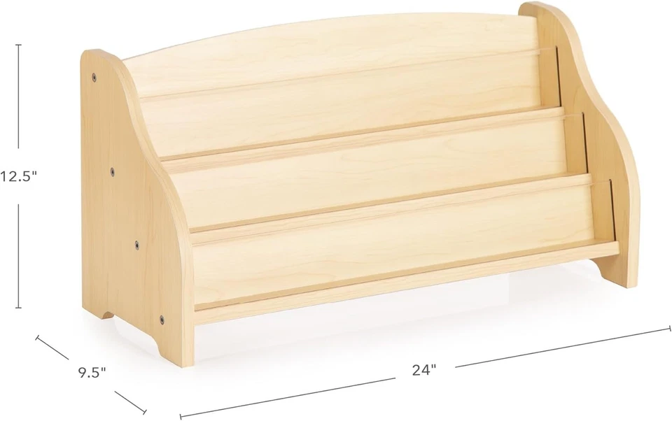 Estante de exhibición de libros de mesa para sala de niños aula biblioteca Foto 2 de 4