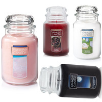 Yankee Candles - 22oz Rare Candle Black Cherry Lemon Lavender Pink Sands & More!