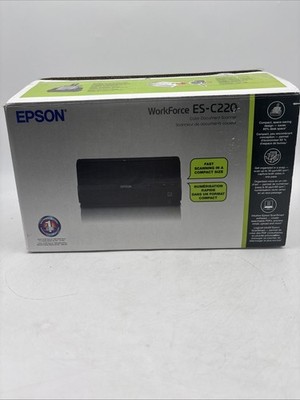 Epson WorkForce ES-C220 Compact Color Document Scanner Used Good Condition