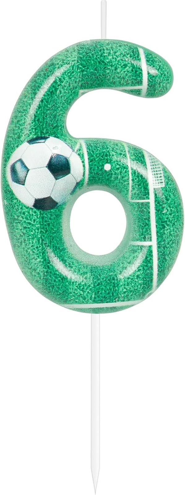 Geburtstagskerzen, Fußball-Motto-Partydekorationen, Zahlen-Alles Gute zum Geburt