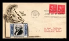 DR JIM STAMPS US COVER JOHN ADAMS PRESIDENTIAL FDC SCOTT 806 PASTED ON CACHET