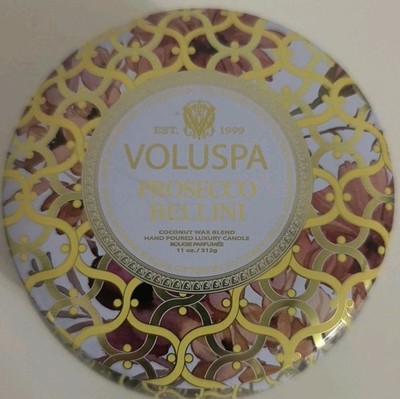 Voluspa Prosecco Bellini Tin Candle - 11OZ - 