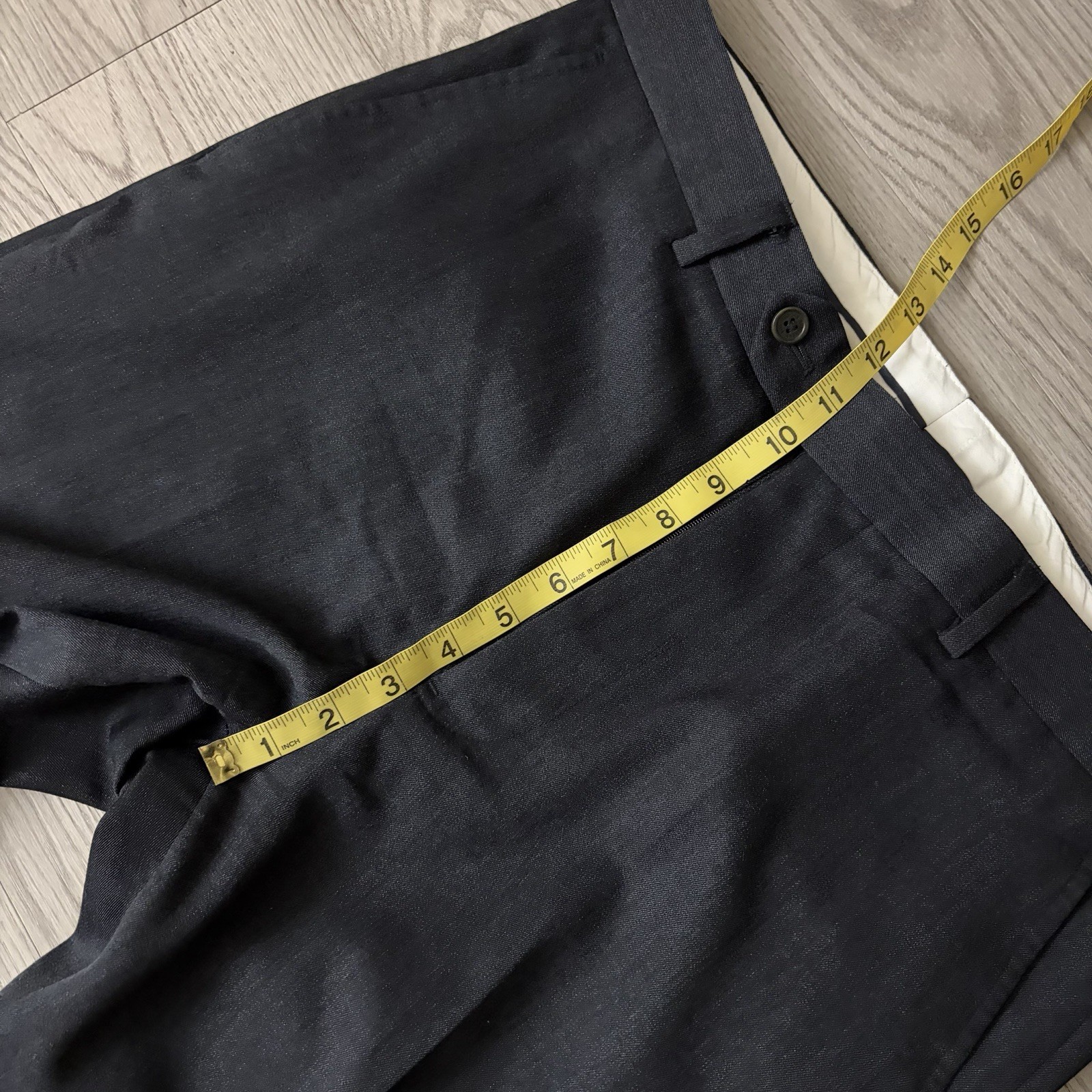 Brooks Brothers 1818 Pants Men's 34x34(34x32) Gray Regent Fit Wool Dress Pants thumbnail 10