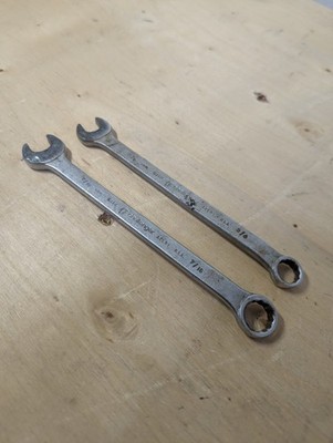 Vintage CHALLENGER TOOLS (PROTO) 6112/6114 3/8''  7/16'' Combination Wrench
