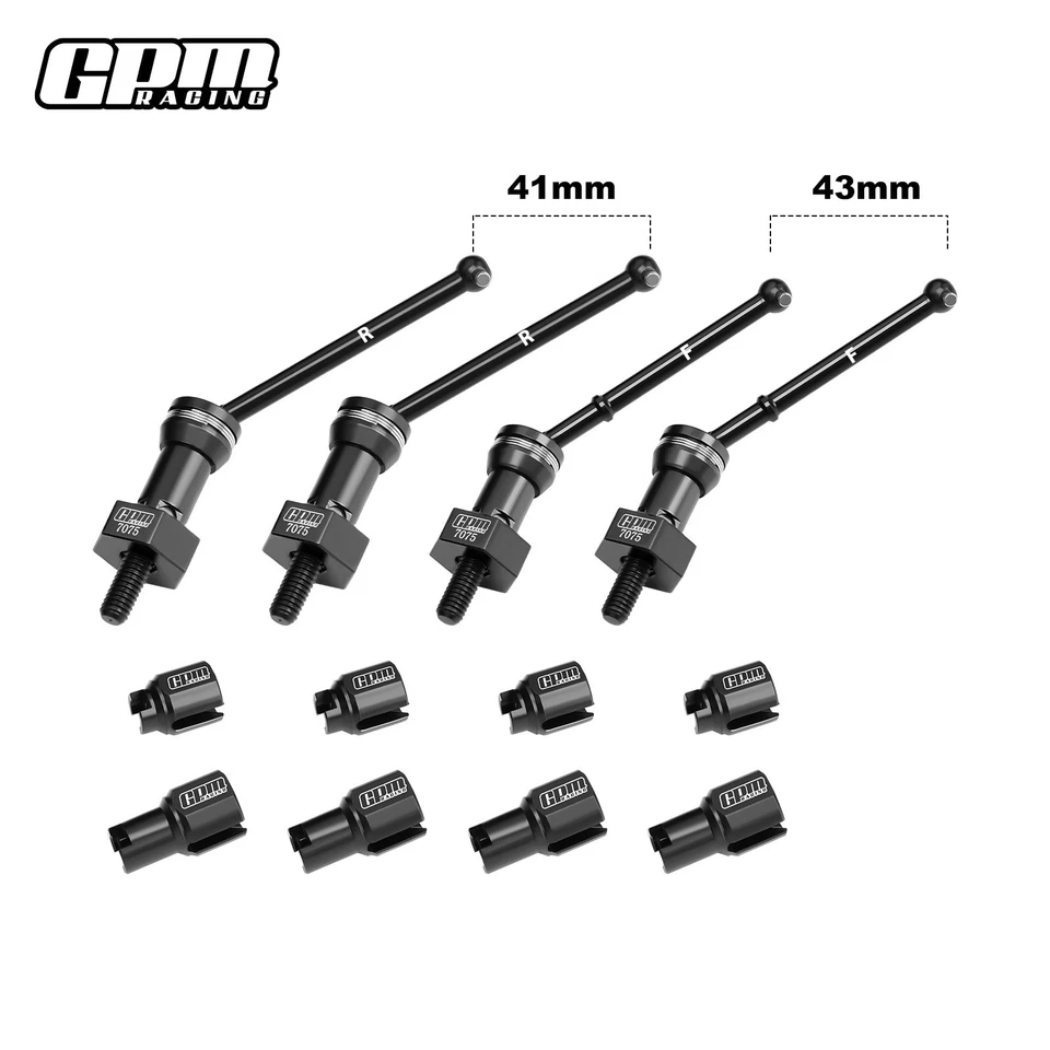 GPM 4140 Steel CVD Drive Shafts kit Pin Thick 2mm ARRMA 1/16 Mojave Grom - Image 2 of 4