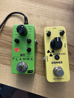 FLAMMA FC05 Modulation Multi-Effects Pedal & Donner Feedback Pedal 1 Power Cord