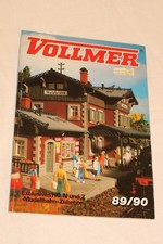 Vollmer Katalog HO, N u. Z  Modellbahn Zubehör 1989/1990 inkl. Preisliste, Top!