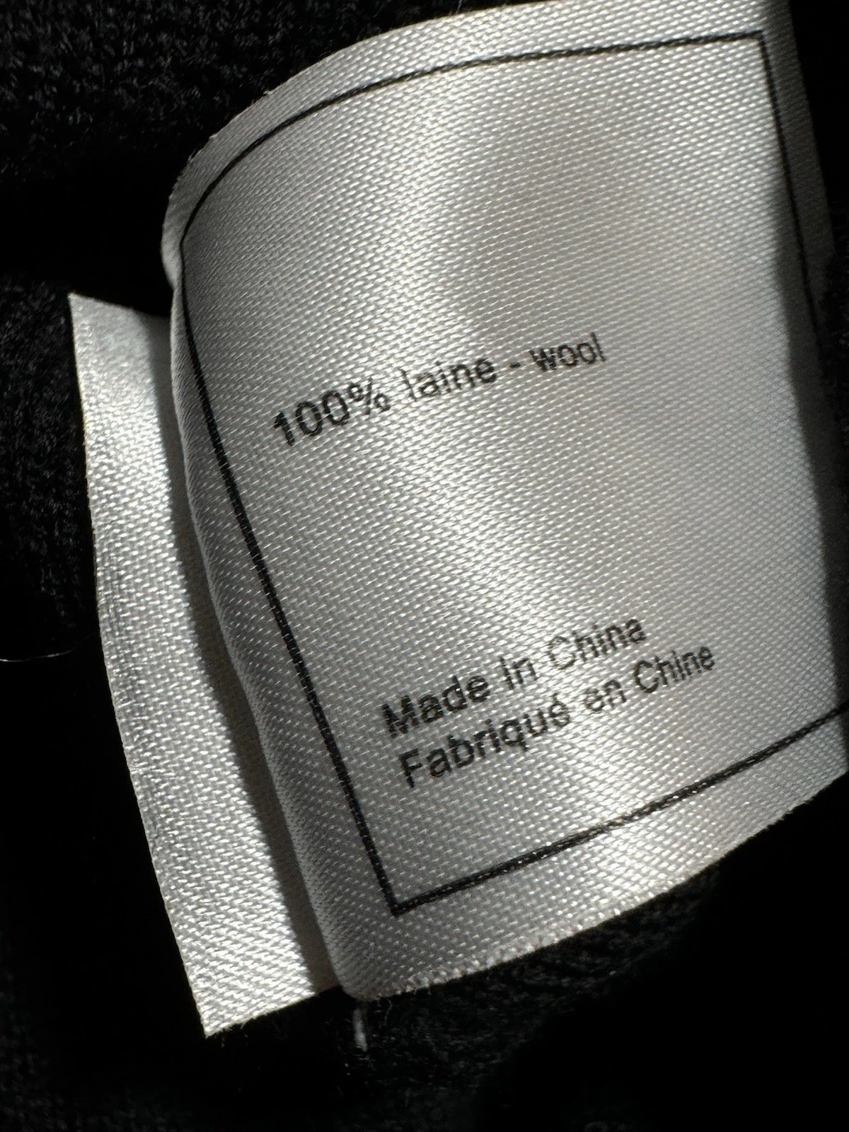 Maglione Chanel Laine lana cotone full zip maglia giacca divisa dipendente donna XS