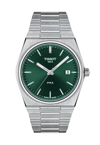 Orologio Tissot PRX Uomo Verde - T137.410.11.091.00 Nuovo 2 anni di garanzia - Foto 1 di 5