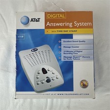 AT T 1719 Digital Answering Machine Day/Time Stamp Remote 1-Line New in Box