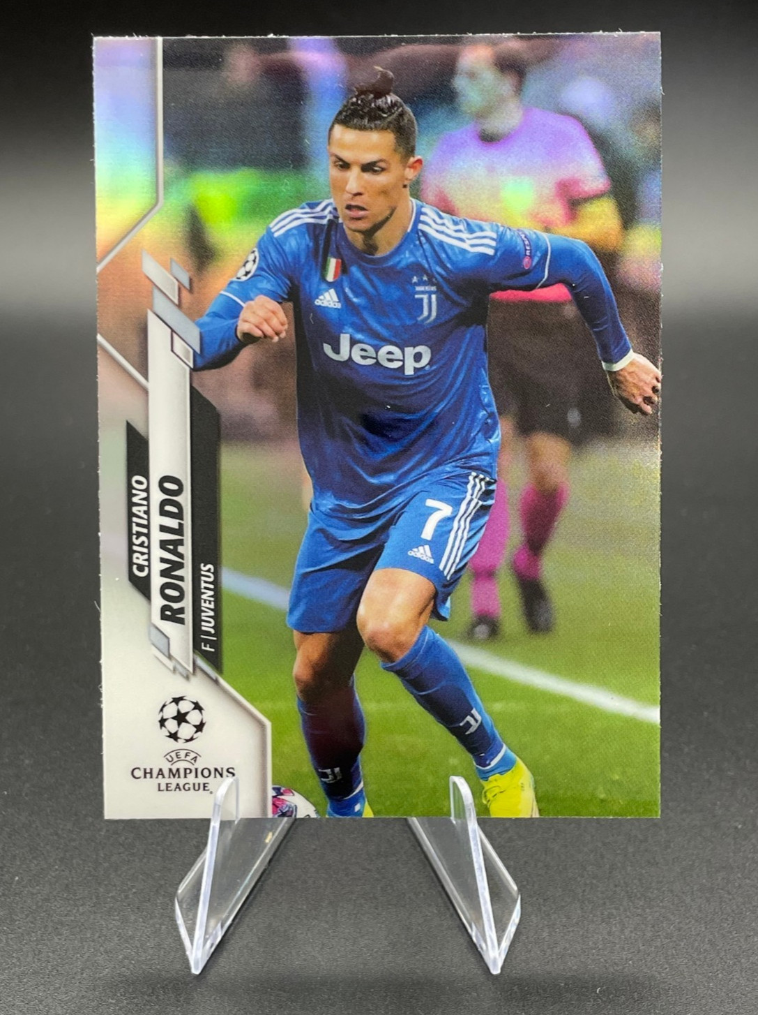 Cristiano Ronaldo 2019-20 Topps Chrome UCL Refractor #100 GEM