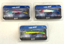 3 ~ Clam~Tikka Mino-7/8 oz~3 1/4" Length~Glow Assorted Colors Fishing Lures~New