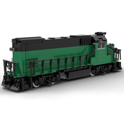 Burlington Northern GP15 Retro Train 1433 teile für 14+ Jahre MOC-104685