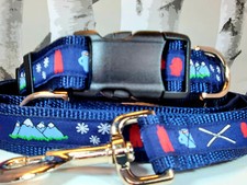 Mountain Dog Collar, Martingale, or Leash- 1" wide