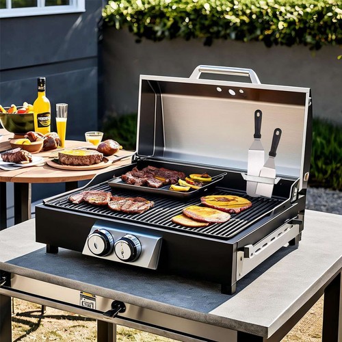 6,3" Verbesserte Grillplatte Spatel Halter Verstellbar Edelstahl für Blackstone - Bild 4 von 12