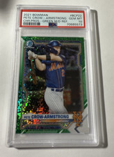 PETE CROW-ARMSTRONG - 2021 BOWMAN CHR PROSP - GREEN MINI-DIAMOND - PSA 10