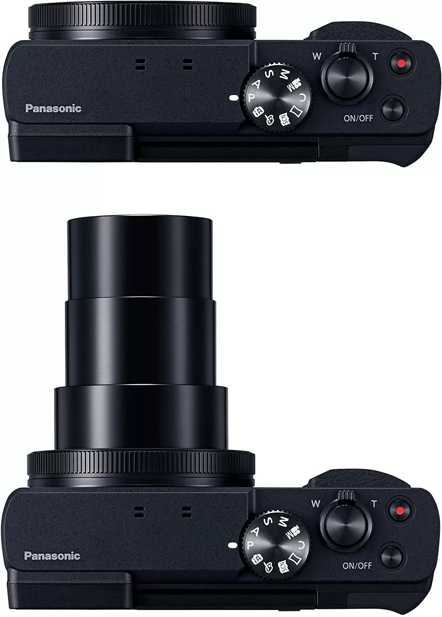 Panasonic Lumix DC-TZ90 Digital Camera x30 4K Selfie Leica Black