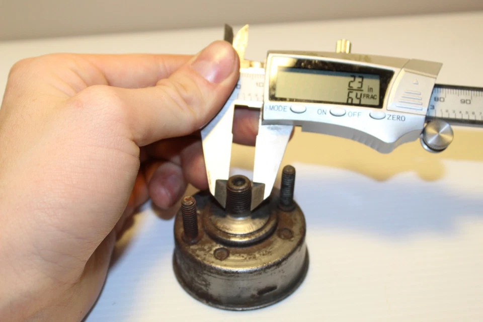 Vintage Teens - Manómetro de Presión de Aceite de los años 20 Rochester NY - Hot Rod / Rat Rod Foto 3 de 4