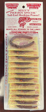 Kelly Pier Boy Special Plastic Worm "rubber worm" Peachie Natural (12 total worm