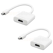 2 Mini Display Port DP Thunderbolt to HDMI Adapter Cable for MacBook Pro Air Mac