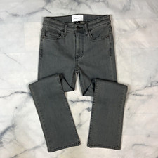 Current Elliott Kick Crop Jeans Size 27 Waist Gray Stretch Ankle Bootcut Stretch
