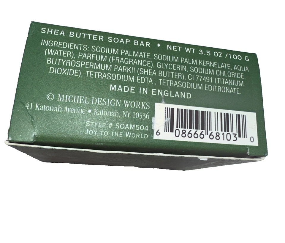 Michel Design Works Joy to the World Shea Butter Soap Christmas Made England - Image 4 of 4